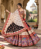 Multi Color Magic With Digital Print Lehenga Choli
