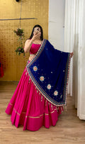 Pink lehenga-choli