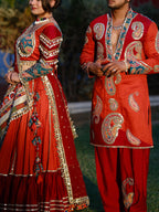 Sehrin Mirror Work Couple Set