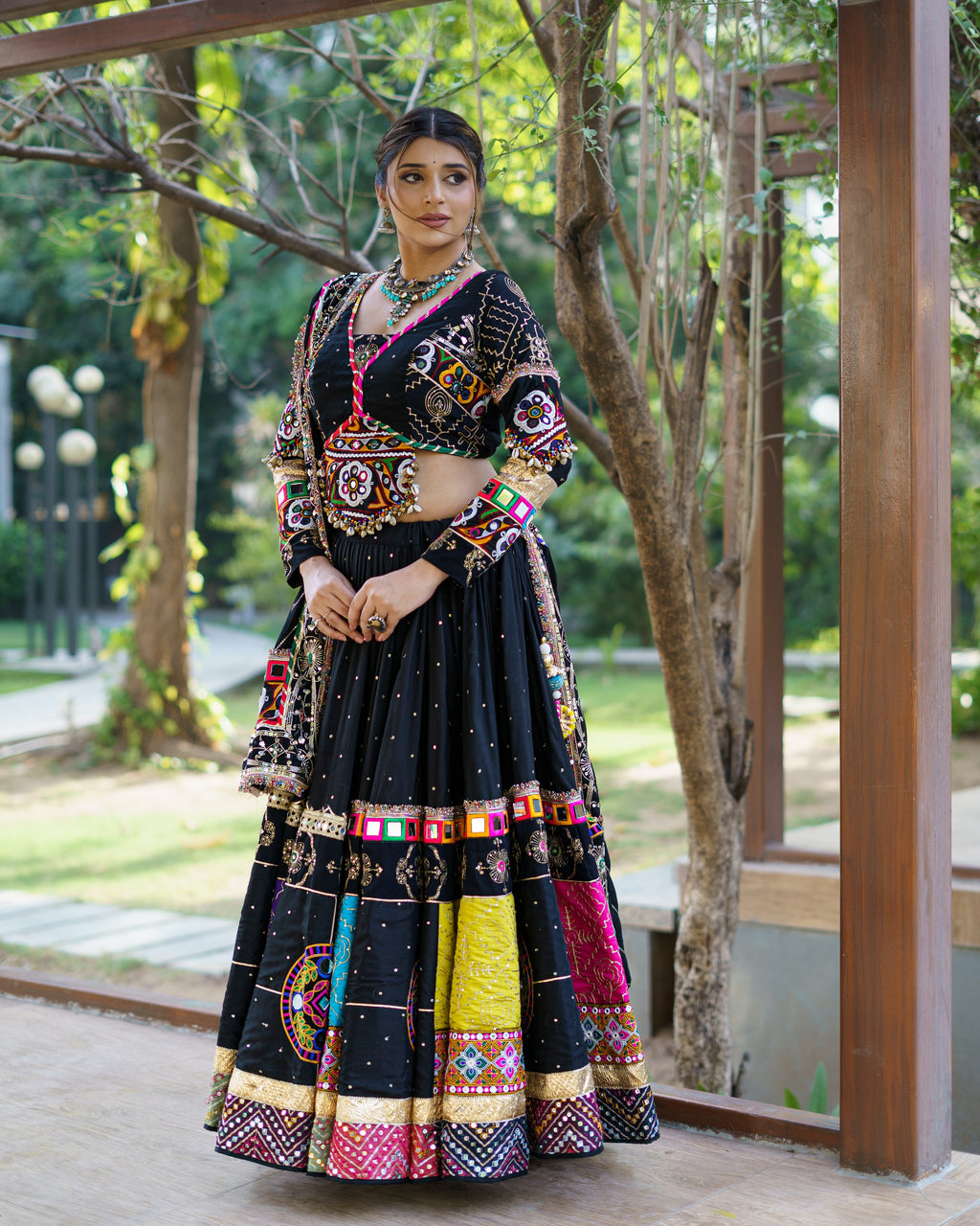 Sianni Mirror Work Lehenga Choli