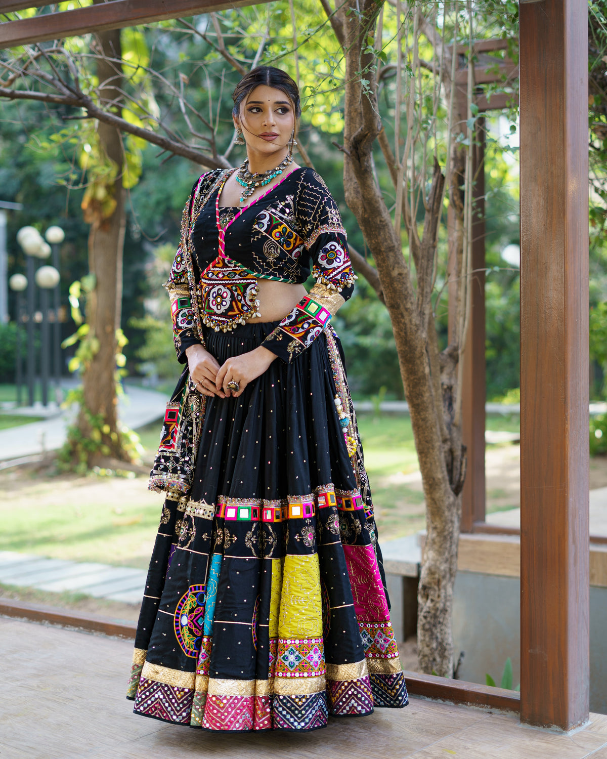 Sianni Mirror Work Lehenga Choli