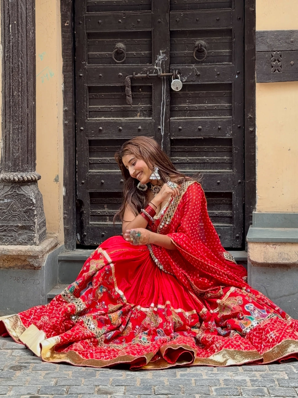 Azael Mirror Work Lehenga Choli