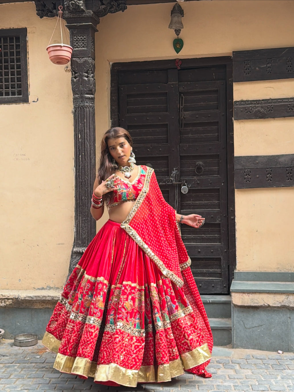 Azael Mirror Work Lehenga Choli