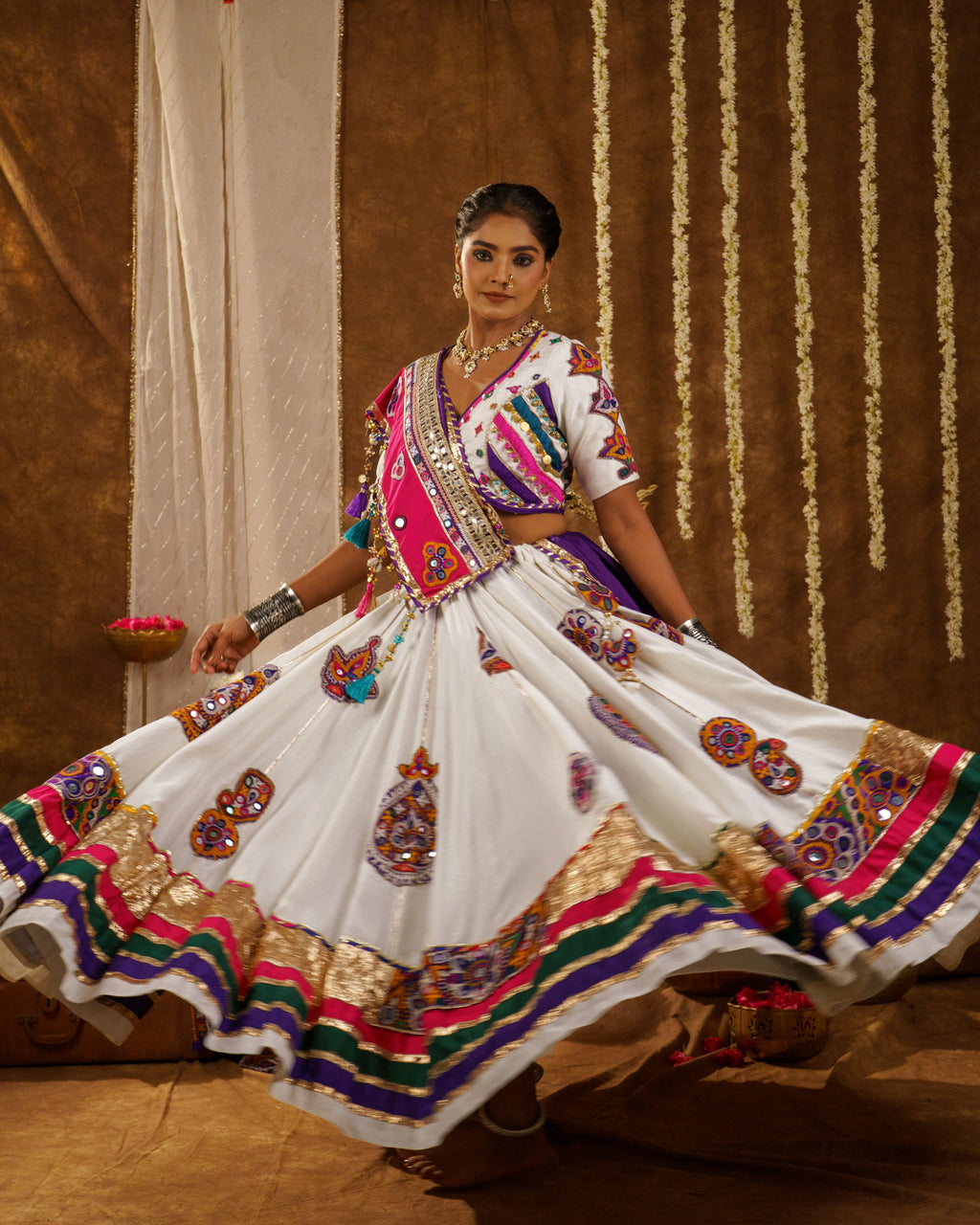 Liora Mirror Work Lehenga Choli