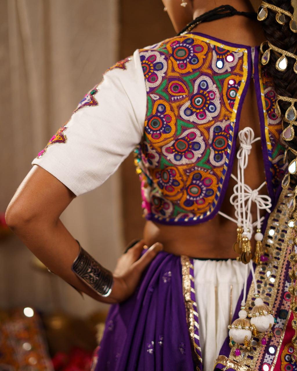 Liora Mirror Work Lehenga Choli