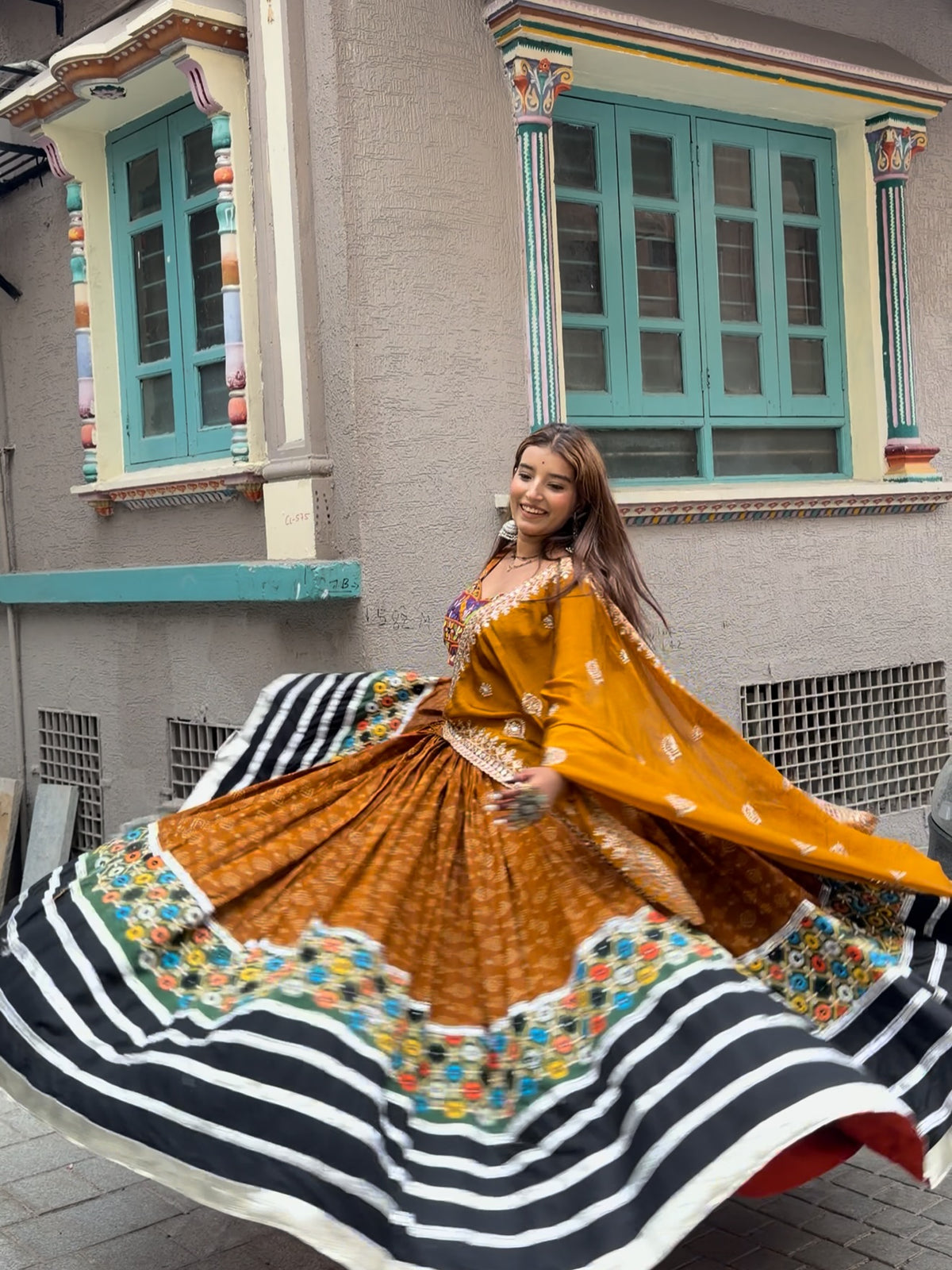 Sovereign Mirror Work Lehenga Choli