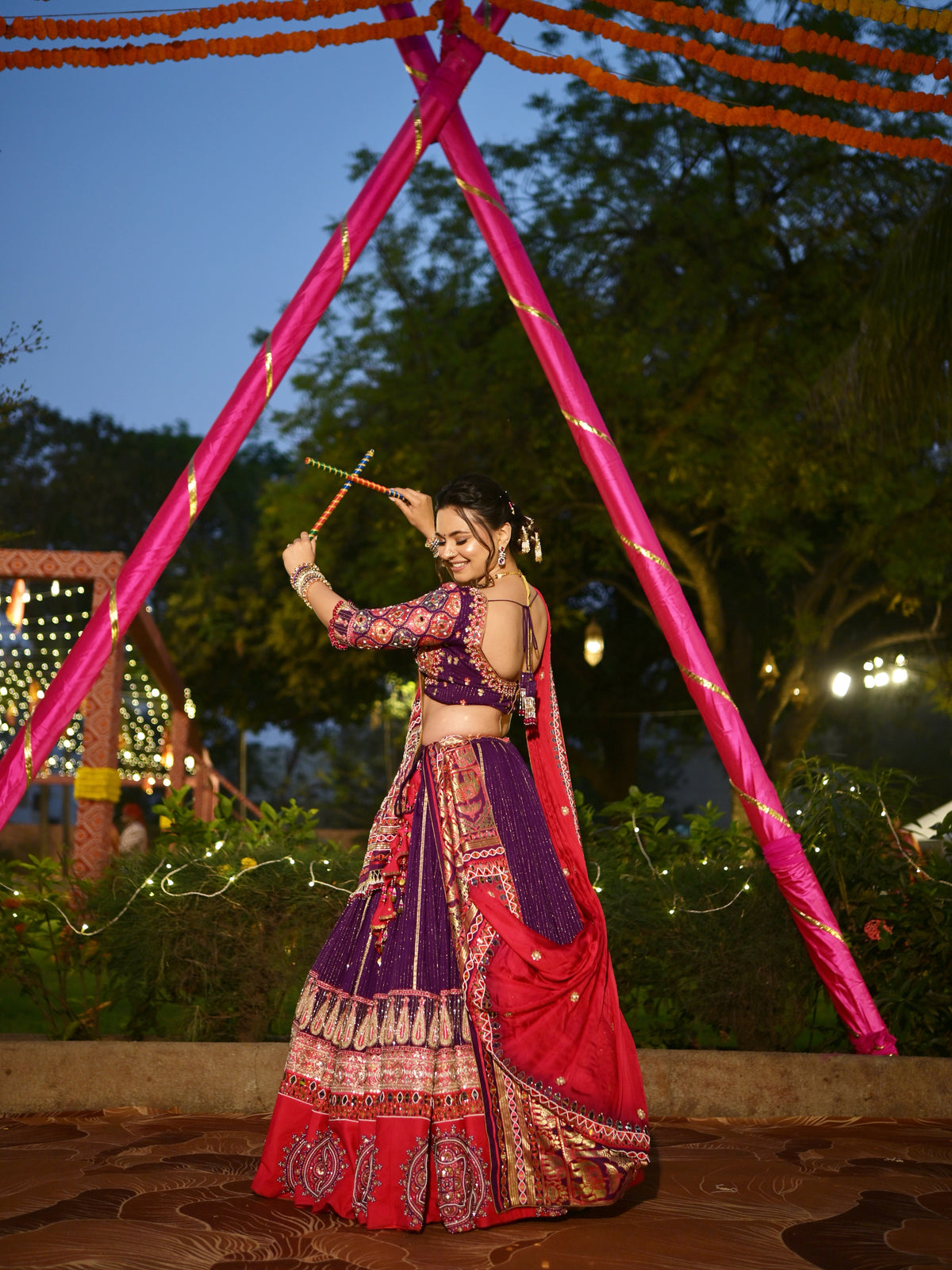 Denara Mirror Work Lehenga Choli