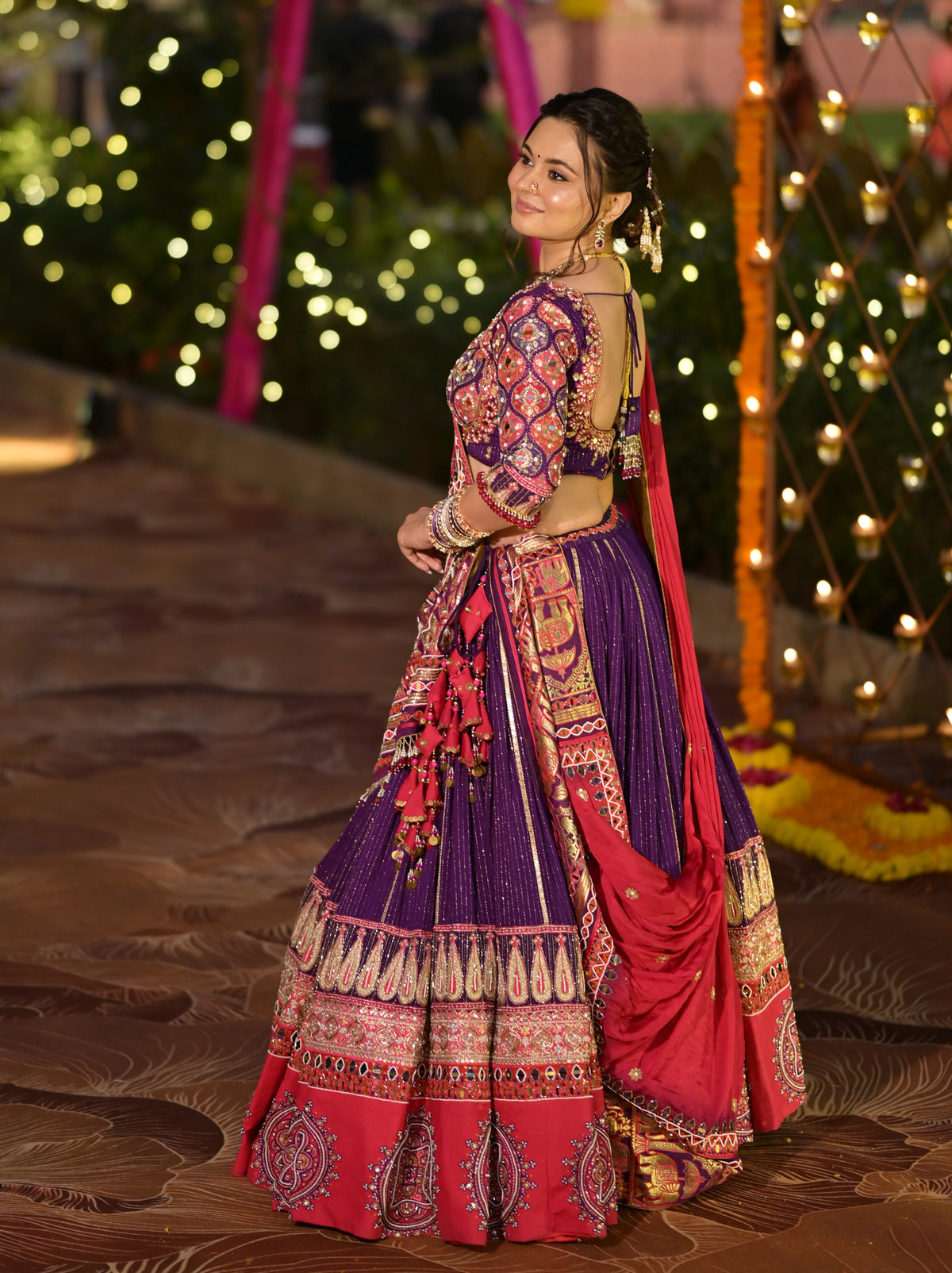 Denara Mirror Work Lehenga Choli