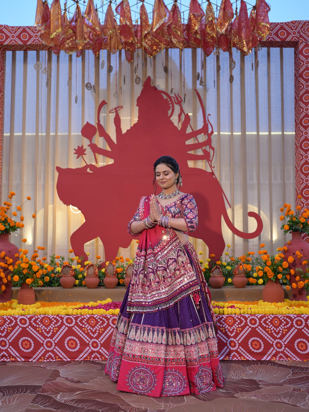 Denara Mirror Work Lehenga Choli