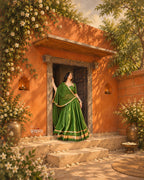 Vanya Bandhani Dots Flared Lehenga Set