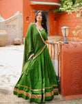 Vanya Bandhani Dots Flared Lehenga Set