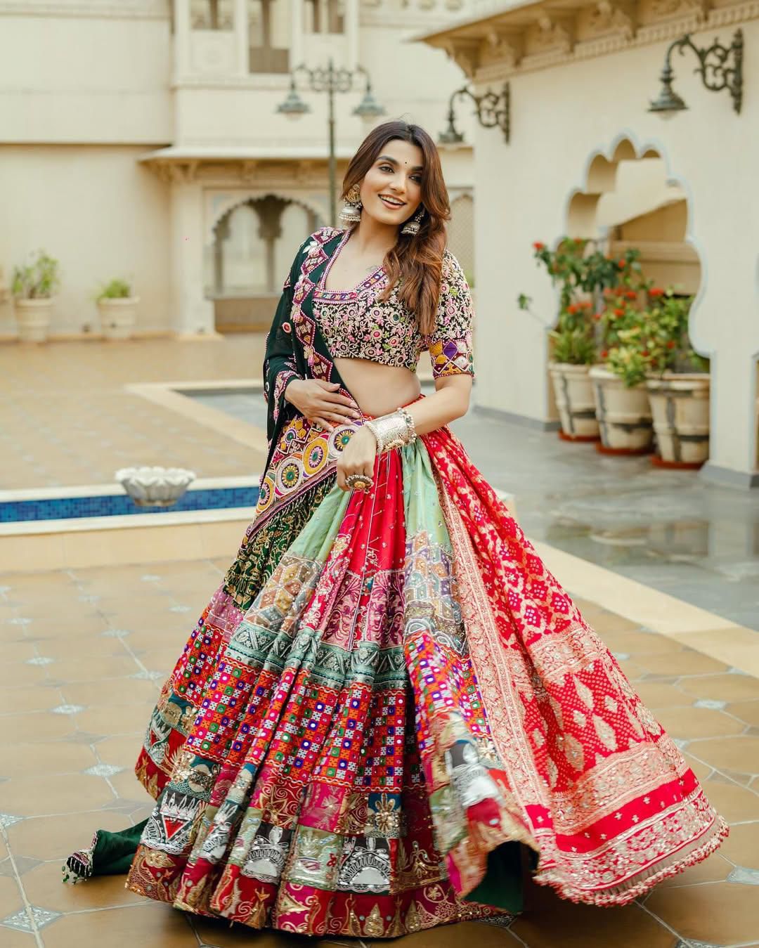 Pop Patola Navratri Lehenga Choli