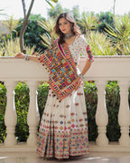 Gulabi Garba Navratri Lehenga Choli