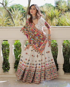 Gulabi Garba Navratri Lehenga Choli