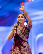 Ajrakh Aura Navratri Lehenga Choli