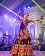 Ajrakh Aura Navratri Lehenga Choli