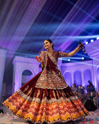 Ajrakh Aura Navratri Lehenga Choli