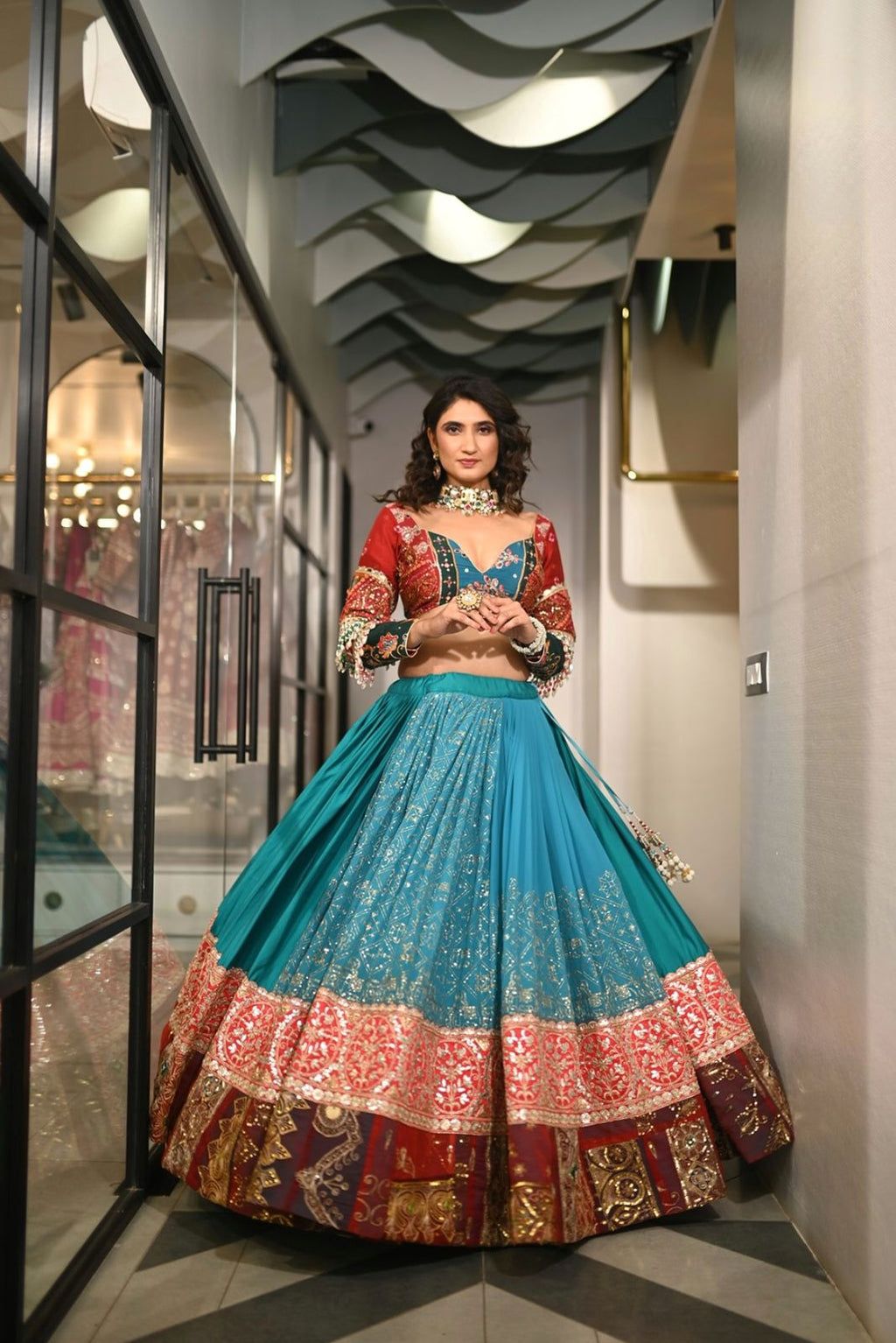 Ghaghra Gatha Navratri Lehenga Choli