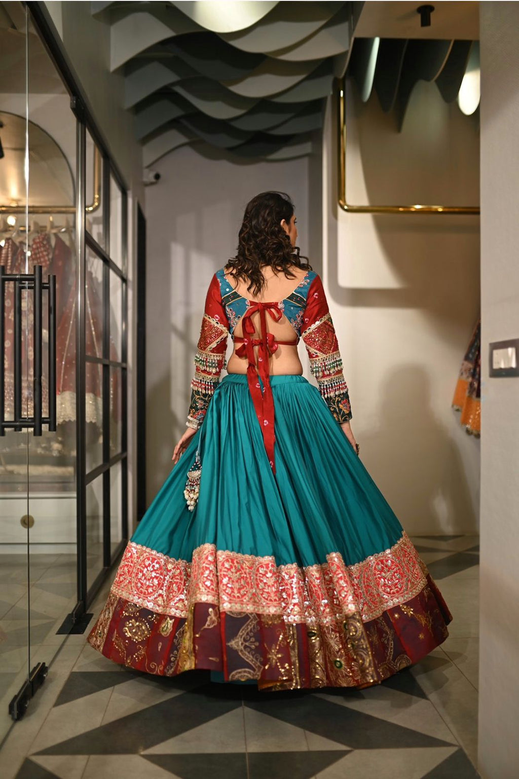Ghaghra Gatha Navratri Lehenga Choli