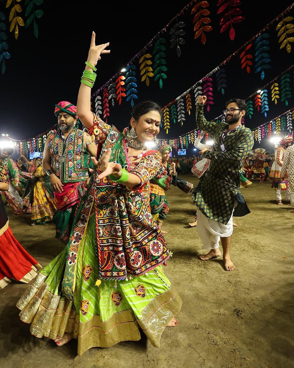 Garba Flair Fables Navratri Lehenga Choli
