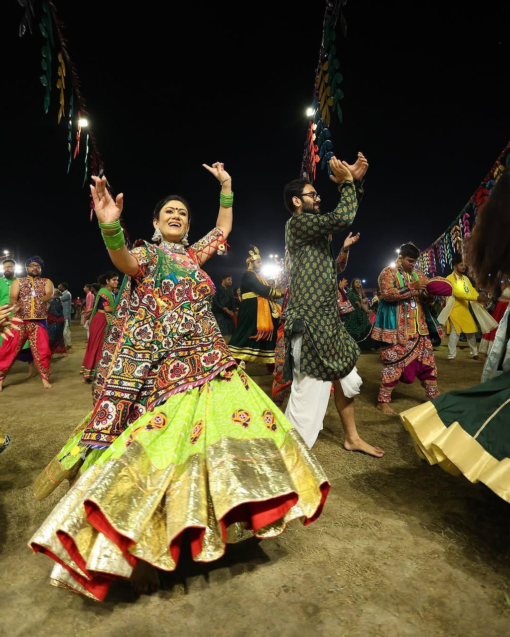 Garba Flair Fables Navratri Lehenga Choli