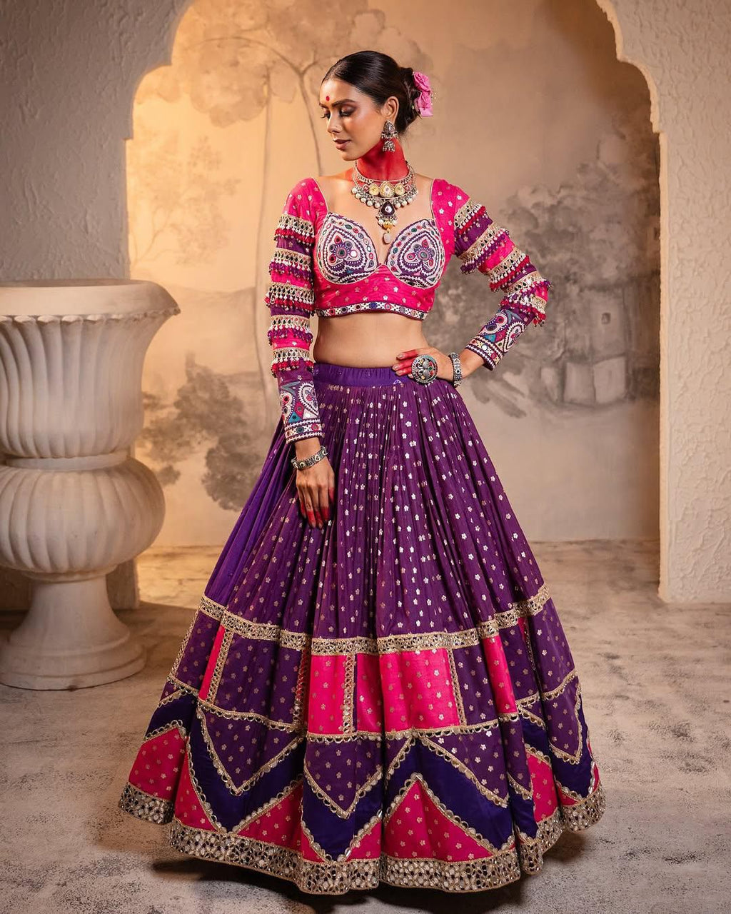Rustic Riwaz Navratri Lehenga Choli