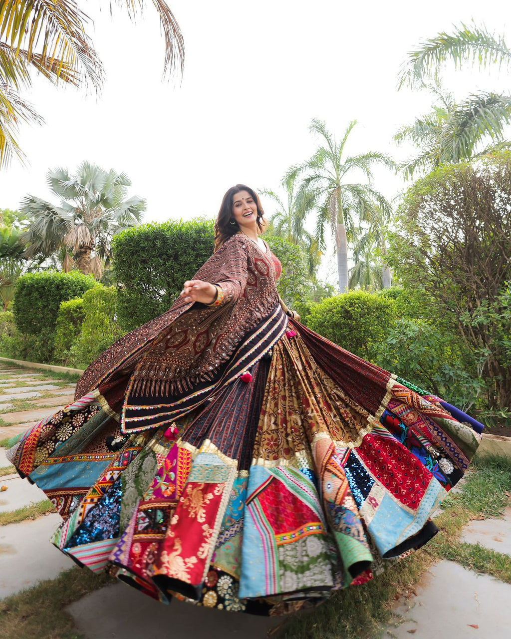 Pari Pankh Navratri Lehenga Choli