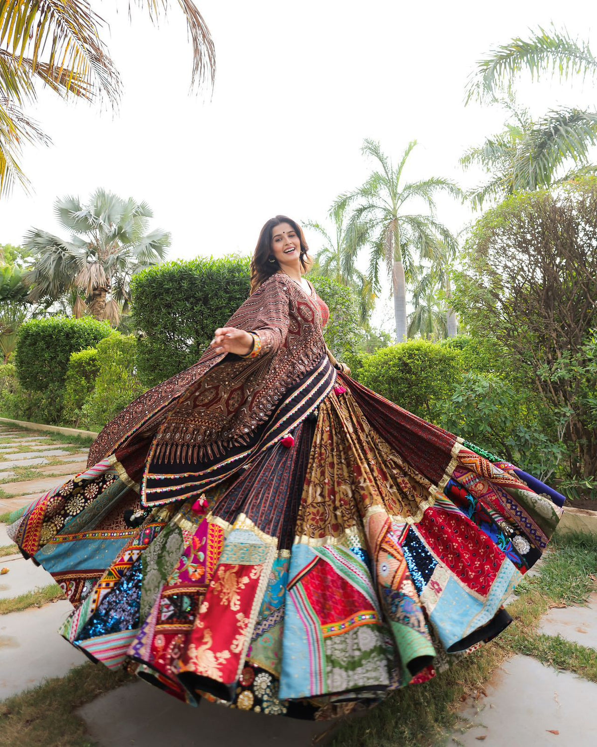 Pari Pankh Navratri Lehenga Choli