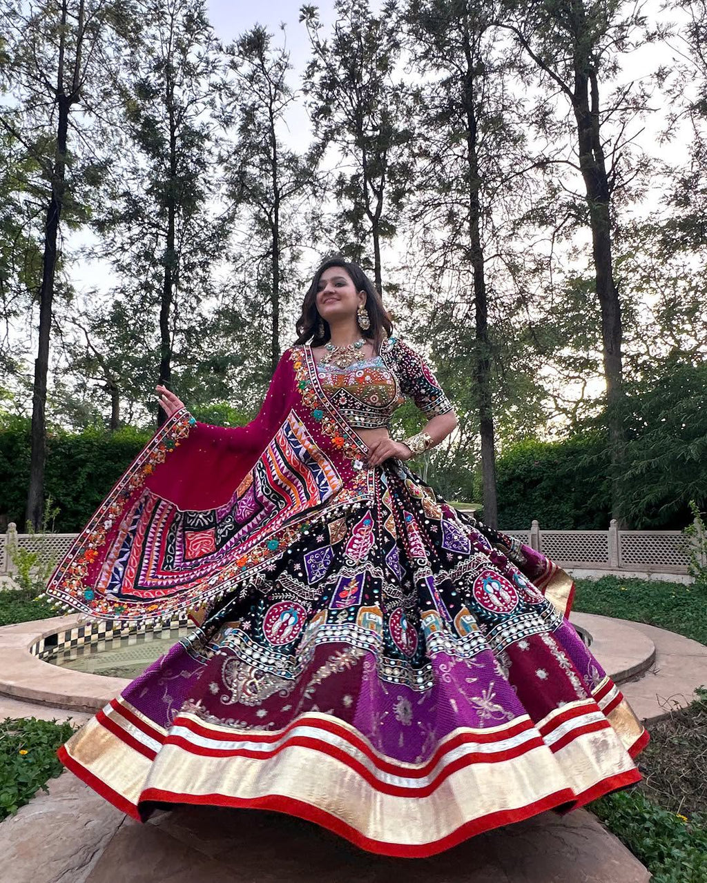 Rainbow Nihaar Navratri Lehenga Choli