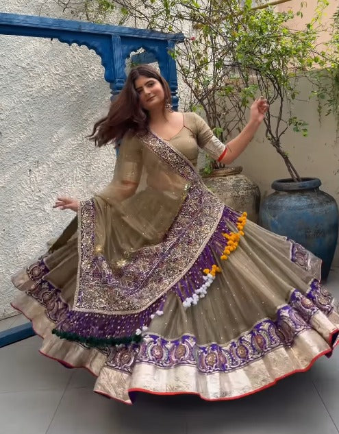 Enchanted Mirror Work Lehenga Choli