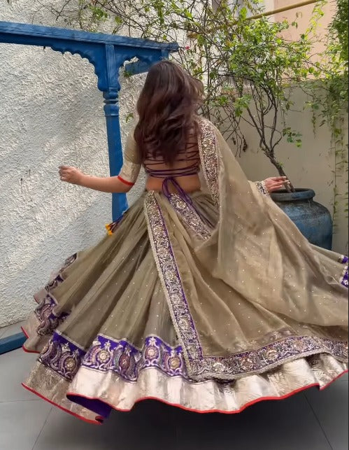 Enchanted Mirror Work Lehenga Choli