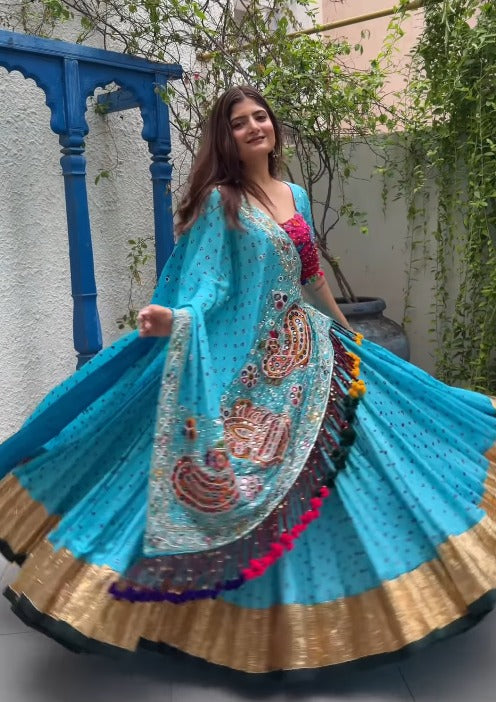 Azael Mirror Work Lehenga Choli