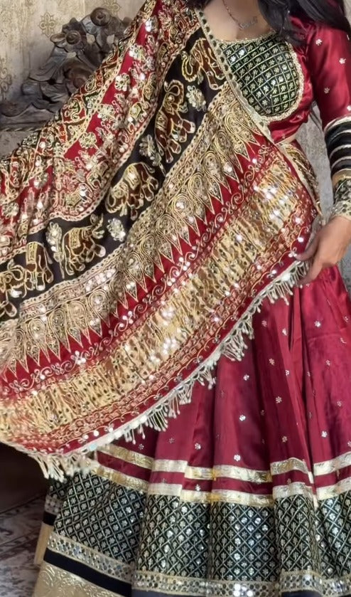 Meher Mirror Work Lehenga Choli