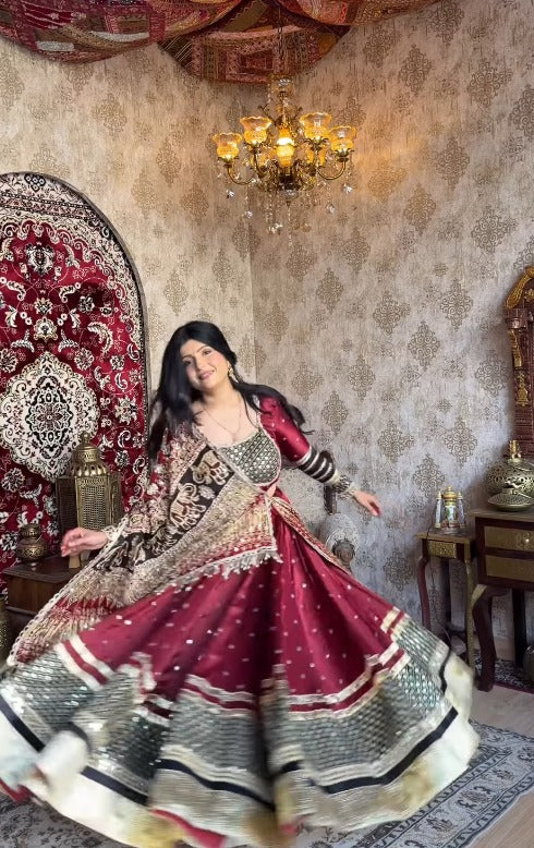 Meher Mirror Work Lehenga Choli