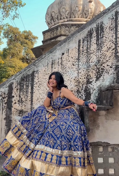 RANGRANI MIRROR WORK LEHENGA CHOLI