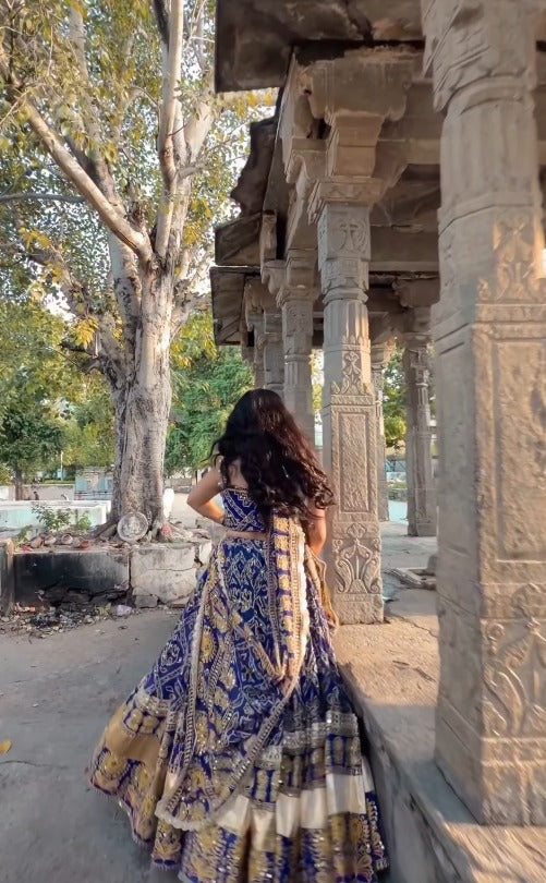 RANGRANI MIRROR WORK LEHENGA CHOLI