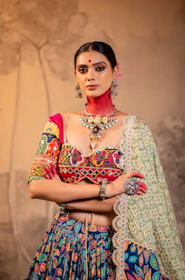 ANAYA MULTICOLOUR LEHENGA CHOLI