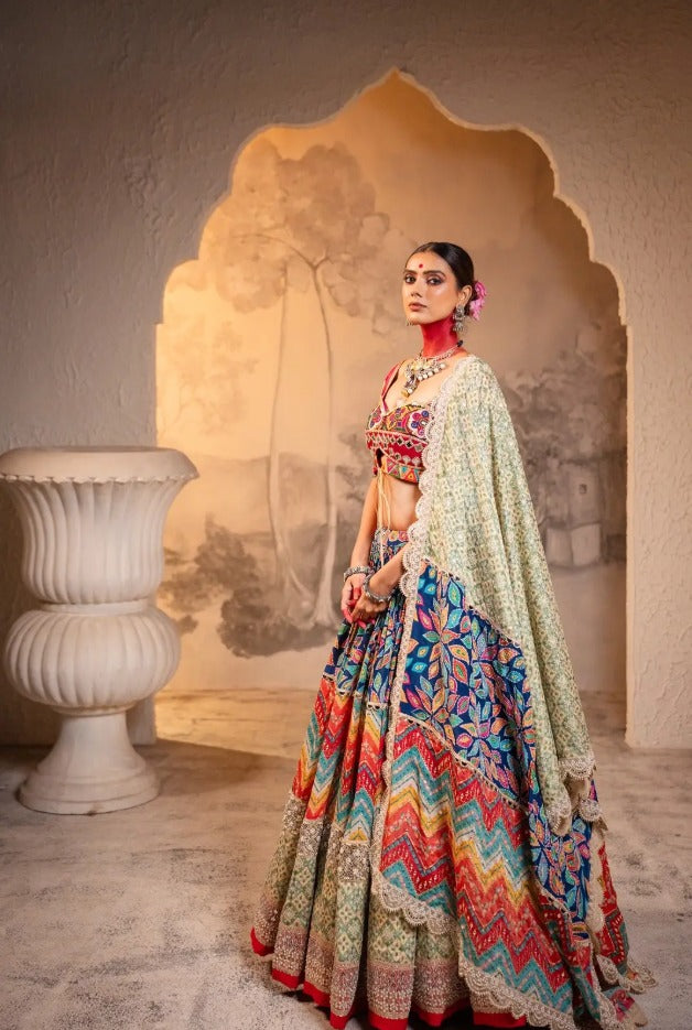 ANAYA MULTICOLOUR LEHENGA CHOLI