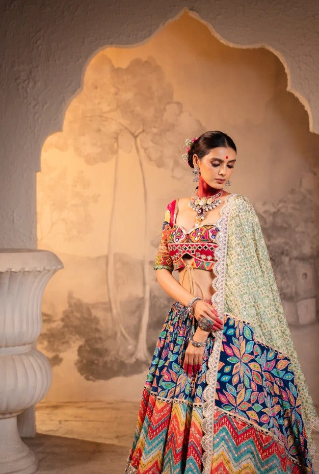 ANAYA MULTICOLOUR LEHENGA CHOLI