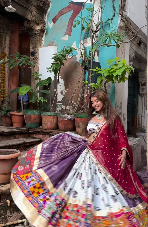 MEERA MULTICOLOUR PATCHWORK LEHENGA CHOLI