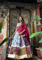 MEERA MULTICOLOUR PATCHWORK LEHENGA CHOLI