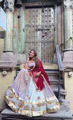 KAVYA PASTEL PRINTED LEHENGA CHOLI