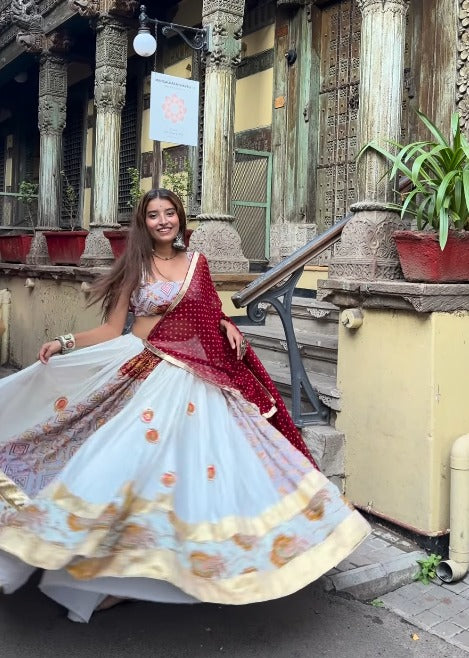 KAVYA PASTEL PRINTED LEHENGA CHOLI