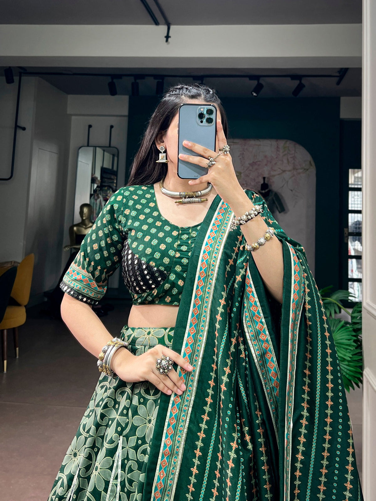 Samaira Tasar Silk Sparkle Lehenga Choli