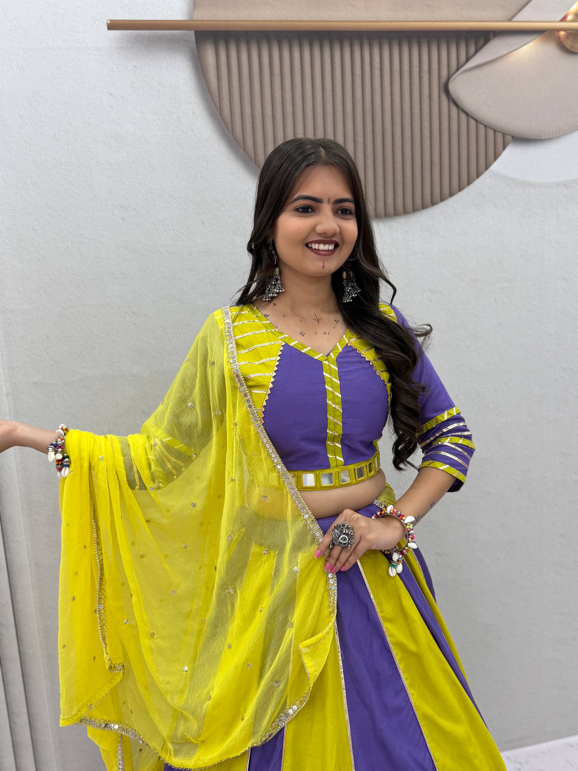 Riddhima Pure Cotton Hand Work Lehenga Choli