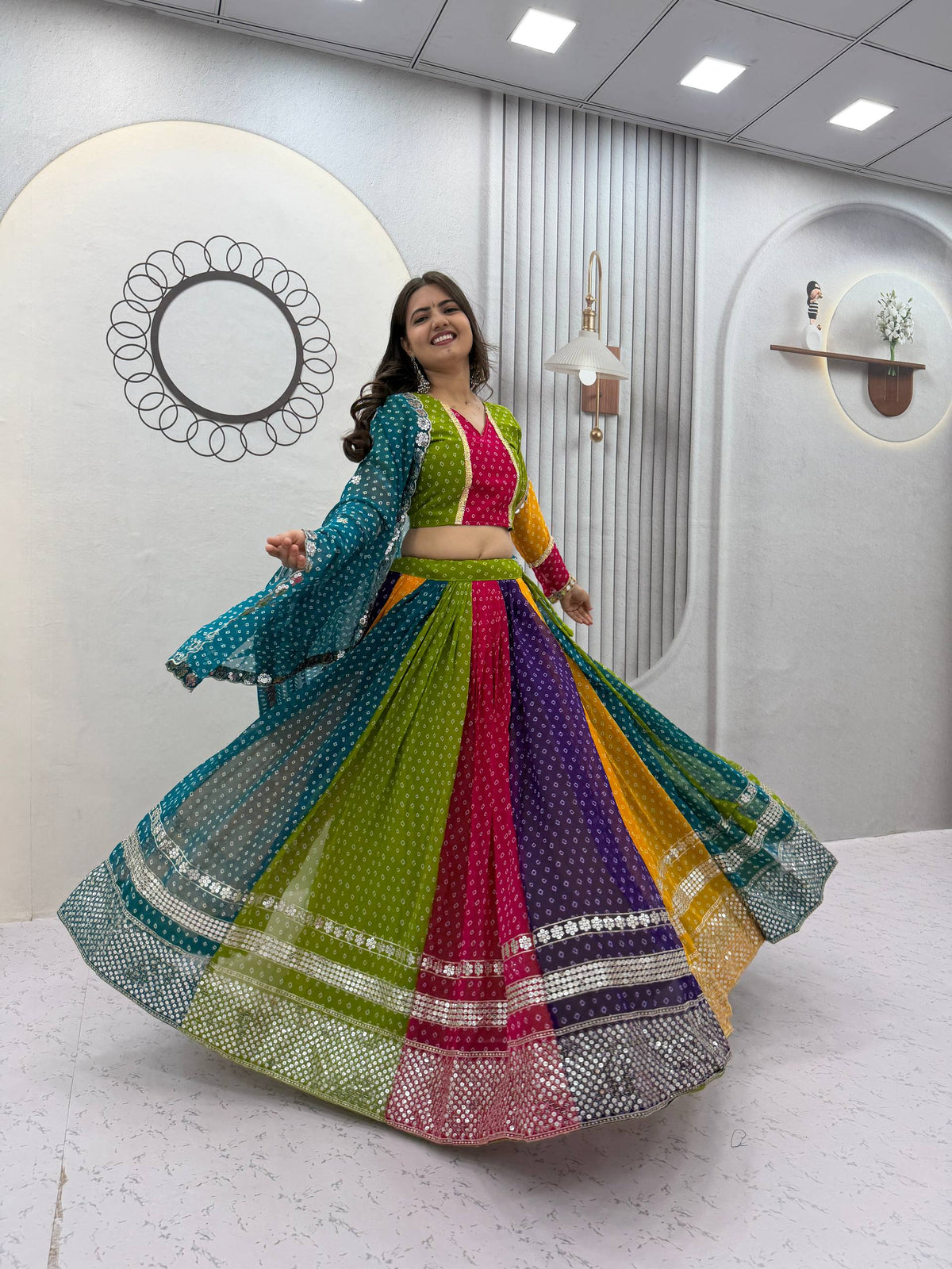 Anvi Georgette 7 MM Shivansh Lehenga Choli