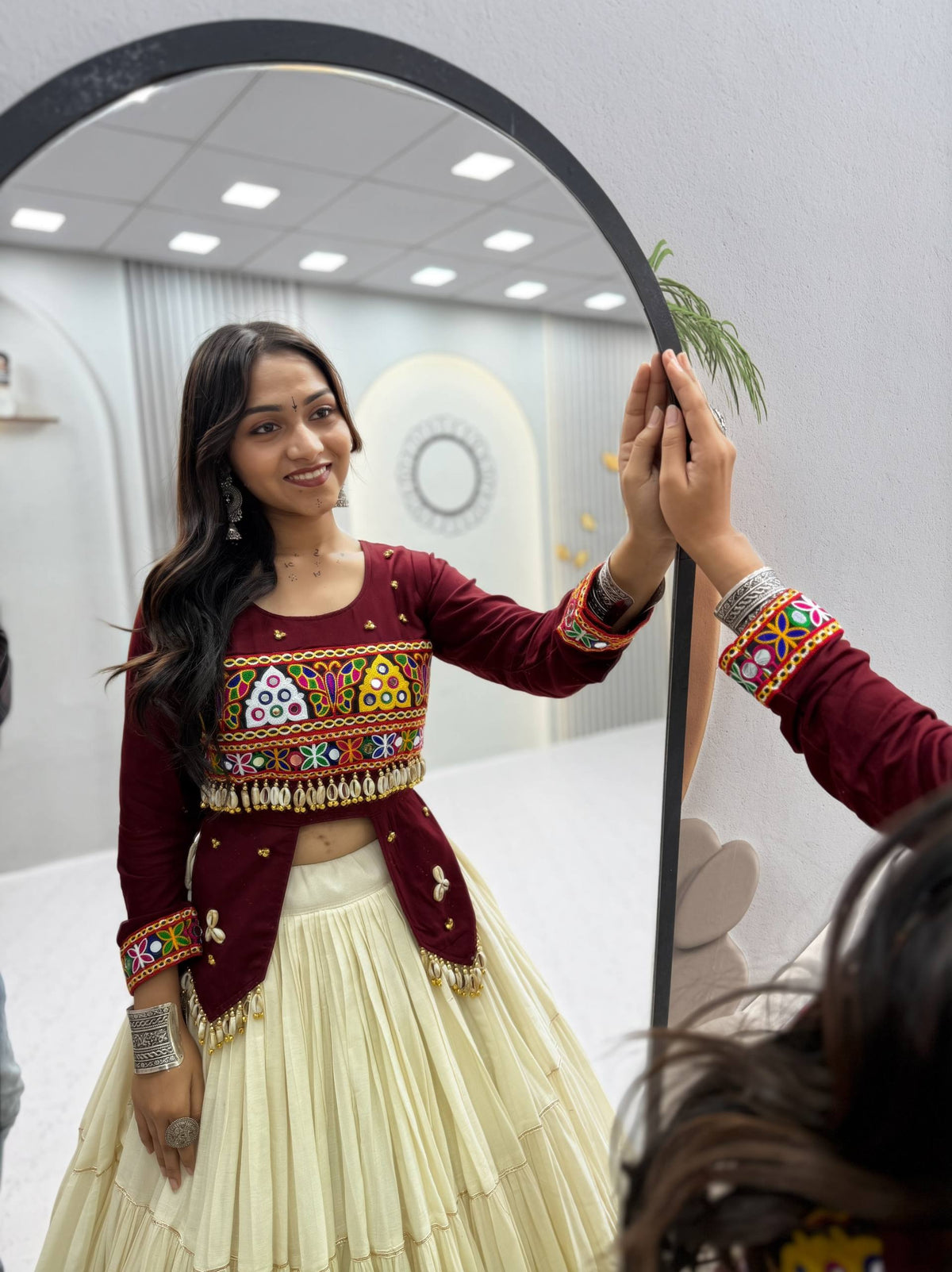 Kavyaanshi Pure Cotton Kodi Gamthi Lehenga Choli