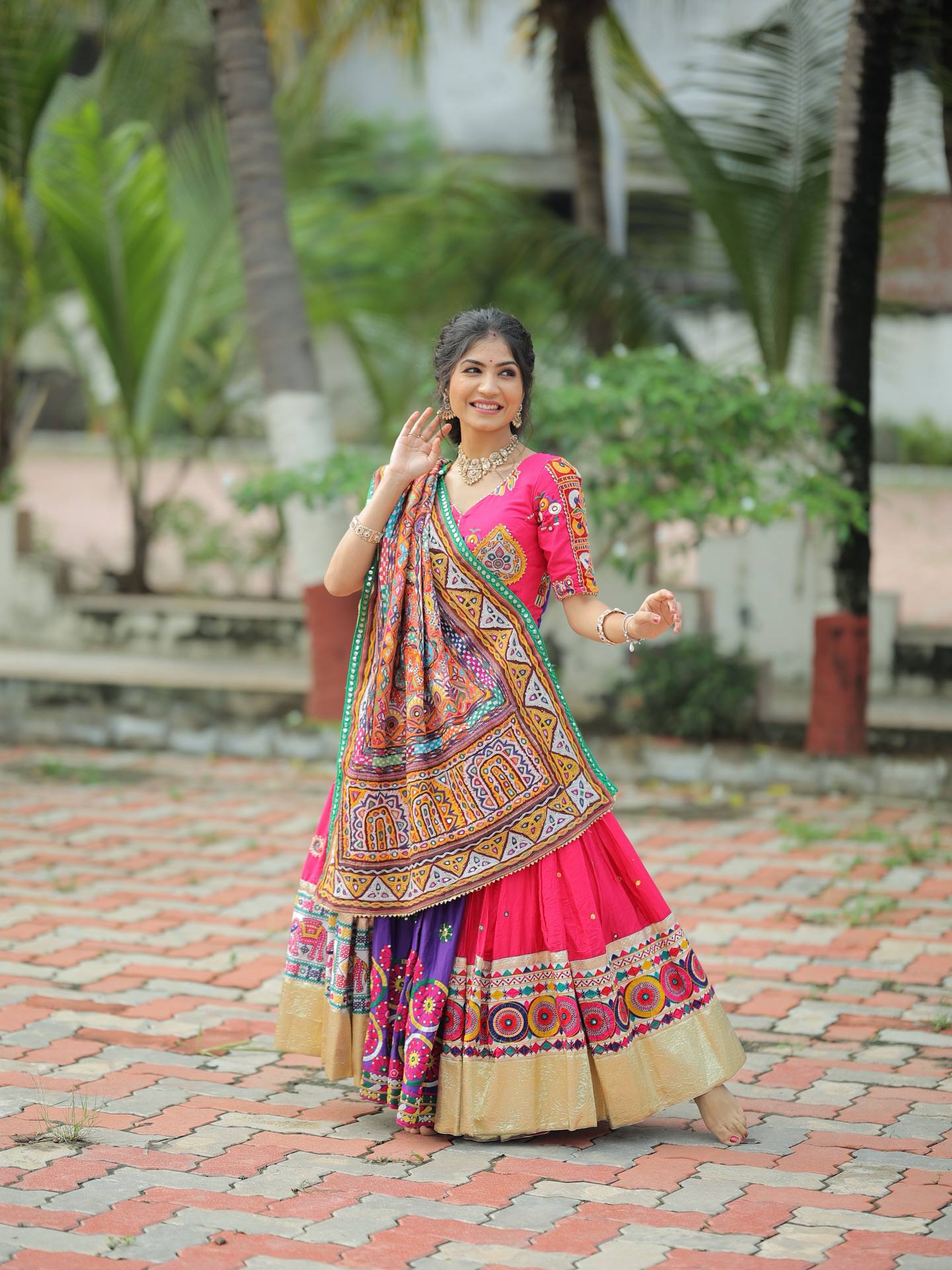 SITAARA MIRROR WORK LEHENGA CHOLI