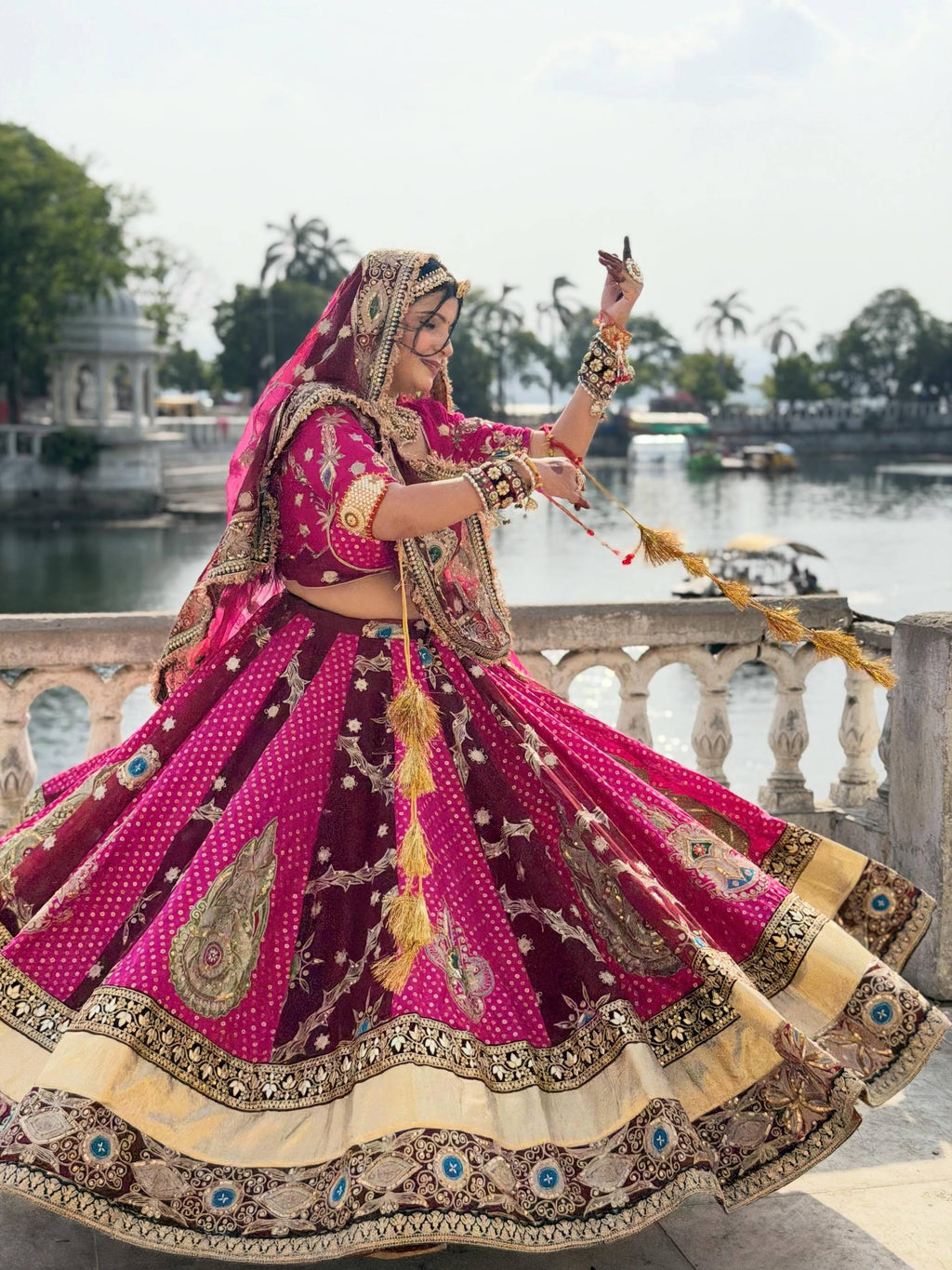 Adaa Mirror Work Lehenga Choli