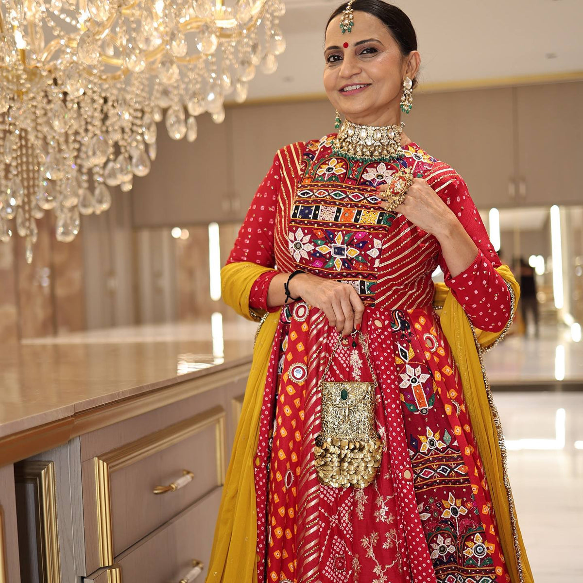 Ziyaara Mirror Work Lehenga Choli